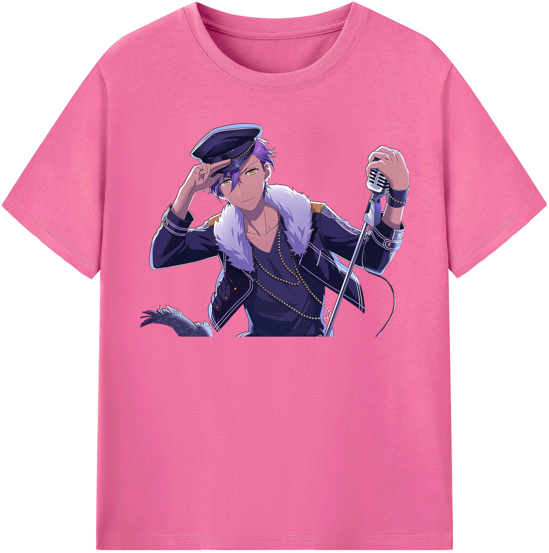（画像用） あんさんぶるスターズ! Ensemble Stars レディースカジュアルプリントTシャツ（綿100％）